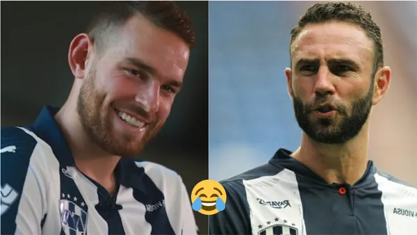 El atacante de conjunto regio le sacó sonrisas al lateral con esta broma en plena rueda de prensa.