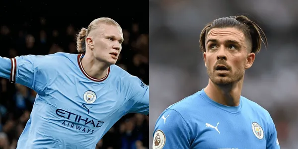 El atacante noruego realizó este gesto algo inesperado para varias figuras del Manchester City.