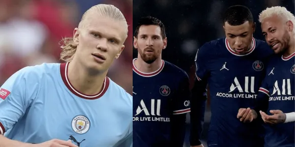 El atacante noruego saldría al elenco de Lionel Messi, Kylian Mbappé, Neymar, y los de Pep Guardiola ya tienen a su sustituto.