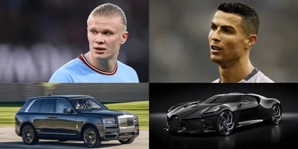 El Bicho tiene un verdadero dineral de ventaja en los automóviles con respecto al jugador del Manchester City.