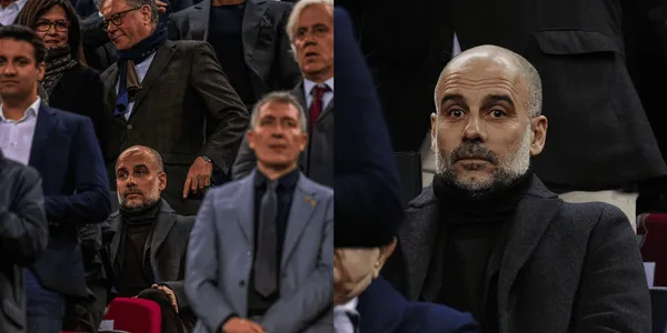 El clásico se lo llevó el Barca y el entrenador del Manchester City estuvo presente por una inesperada razón.