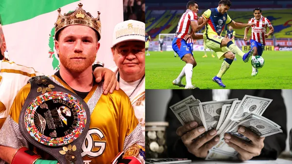 El club América y Chivas son los equipos que más dinero mueven en la Liga MX, pero la pelea de Saúl ‘Canelo’ Álvarez generó 10 veces más que el clásico nacional