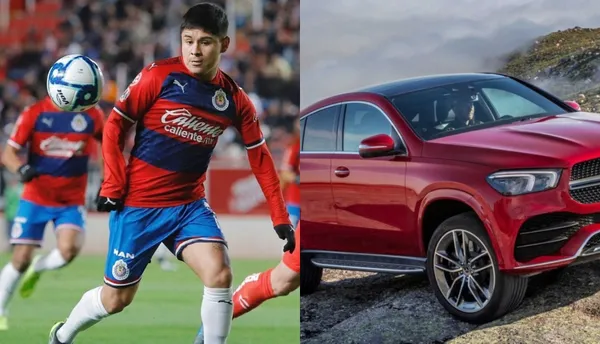 El coche de lujo del 10 de las Chivas