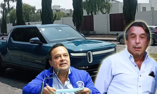 El coche que tiene Emilio Azcárraga, a la izquierda, Víctor Velázquez / Medio Tiempo