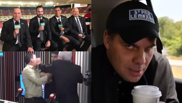 El comentarista deportivo, Christian Martinoli, tuvo un altercado con uno de los que ahora es comentarista de TUDN