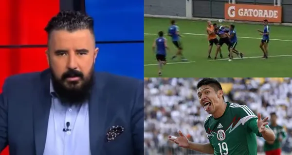 El comunicador fue recibido a golpes por un futbolista al que no le cayeron bien sus comentarios
