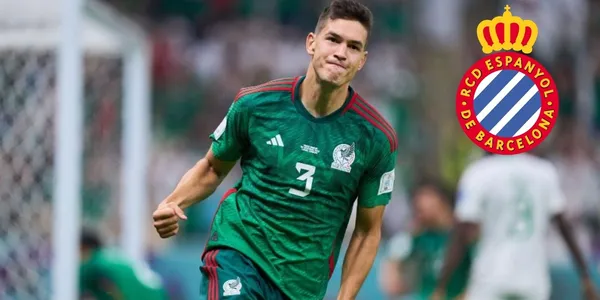 El defensa mexicano recibió una buena noticia.