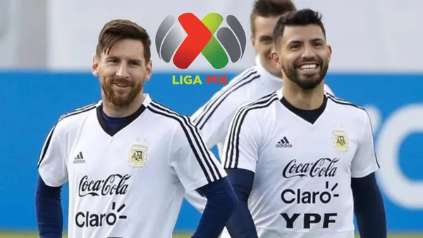 El delantero argentino Sergio Agüero pudo jugar en México, pero Lionel Messi hizo que se mantuviera en Europa