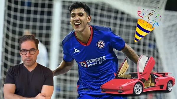 El delantero de Cruz Azul sorprendió a todos al salir del entrenamiento con un extravagante automóvil que llamó mucho la atención, cuando debería estar más concentrado en lucir en el terreno de juego