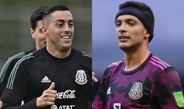 El delantero de los Wolves, Raúl Jiménez falló ante Uruguay