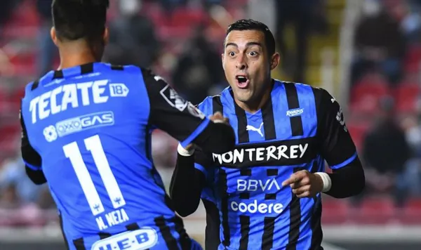 El delantero de Rayados tuvo un despiste luego de anotar su primer gol en el Clausura 2022