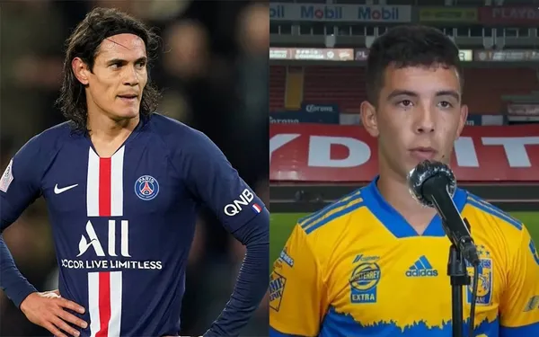 El delantero de Tigres, Leo Fernández podría migrar a Europa gracias a su compatriota Edinson Cavani