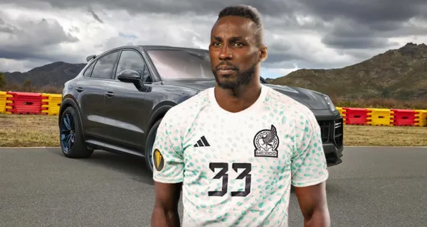 El delantero del América llegó un en lujoso automóvil a las instalaciones de la FMF.