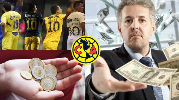 El delantero del América que llevaba la 10, luego de ganar 4 pesos en sus inicios, ahora gana un millón de pesos sin usar sus pies