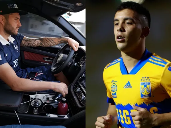 El delantero francés André-Pierre Gignac presume su camioneta 4.6 millones de pesos; Leo Fernández llega en un coche de 400 mil pesos