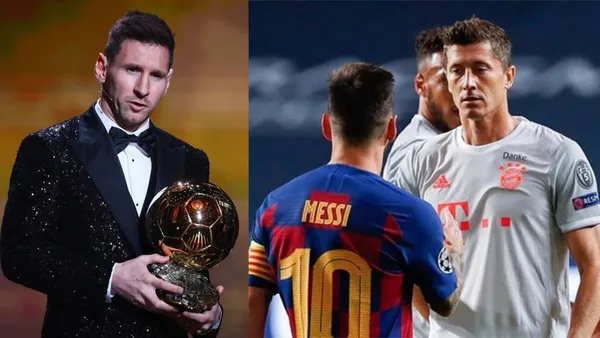 El delantero Lionel Messi gana su séptimo Balón de Oro, pero sorprende al pedirle a France Football que Robert Lewandowski se lo merece
