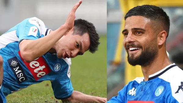 El delantero mexicano, Hirving Lozano, recibe noticias malas del Napoli tras la salida de Lorenzo Insigne