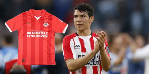El delantero mexicano Hirving Lozano ya aparece con la playera del PSV, resta anuncio oficial