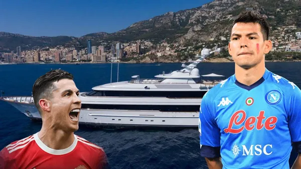El delantero portugués, Cristiano Ronaldo, invirtió 6.5 millones de euros en un yate; lo que pagó Hirving Lozano