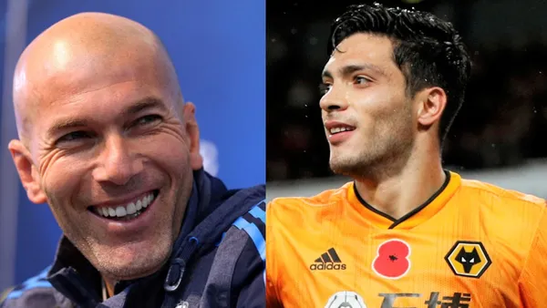 El delantero Raúl Jiménez podría cumplir su sueño de vestir la playera del Real Madrid gracias a una noticia que le dio Zinedine Zidane.