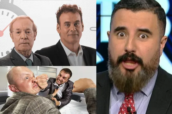 El día en que José Ramón Fernández no se contuvo y se enfrentó a Álvaro Morales donde tuvo que intervenir David Faitelson para parar la pelea