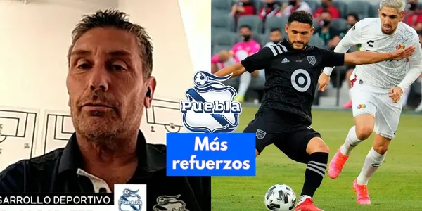 El directivo del Puebla, Carlos Poblete, habla acerca de los refuerzos en su viaje a Estados Unidos.
