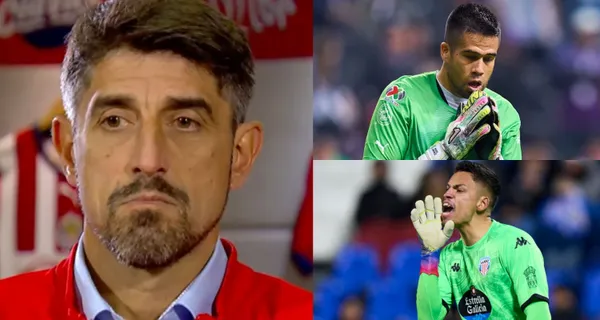 El entrenador de las Chivas y sus palabras al ver ya a Óscar Whalley y a Wacho Jiménez en la portería.
