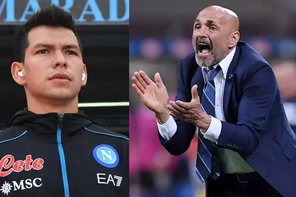 El entrenador del Napoli, Luciano Spalletti confesó que sucedió con Hirving Lozano cuando se encontraron en el vestuario