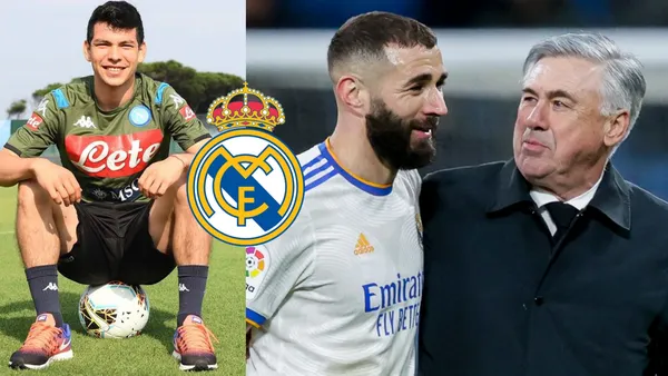 El entrenador del Real Madrid, Carlo Ancelotti, tendría claro si llamar o no a Hirving Lozano para el cuadro merengue