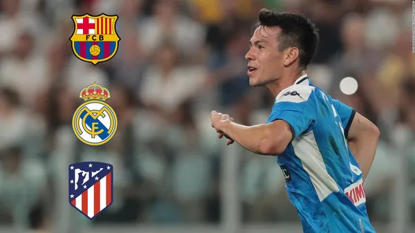 El equipo español que le pone una importante cifra a Hirving Lozano para sacarlo del Nápoli.