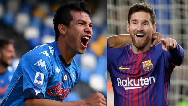 El equipo que levanta la mano para reunir a Hirving Lozano y Lionel Messi y no es el FC Barcelona.