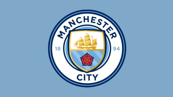 El escudo del Manchester City. (Foto: 1000marcas)