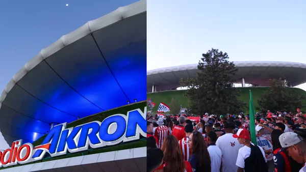 El Estadio Akron también cambiará de nombre como sucedió con el Azteca | Foto: X @estadioakron