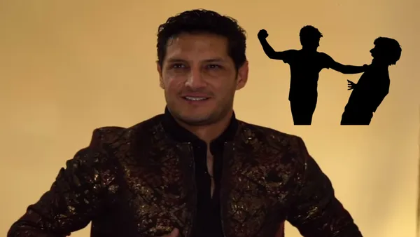 El ex jugador se dijo algunas palabras con sus contrincantes