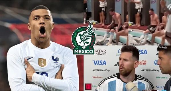 El francés y un gesto que generó admiración y respeto por parte del aficionado mexicano, mientras Messi patea camisetas.