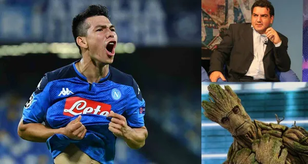 El futbolista se despachó con su primer doblete desde que está en el Napoli. Lo llamaron bulto y así festejó y reaccionó Lozano en el segundo gol.