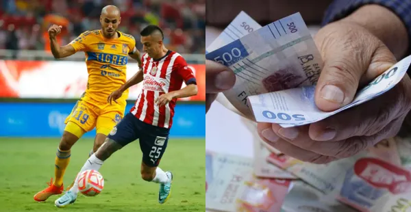 Él gana una fortuna.