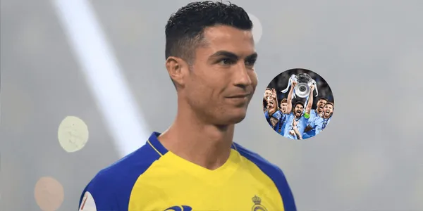 El gesto de Cristiano Ronaldo para captar la atención de todos.