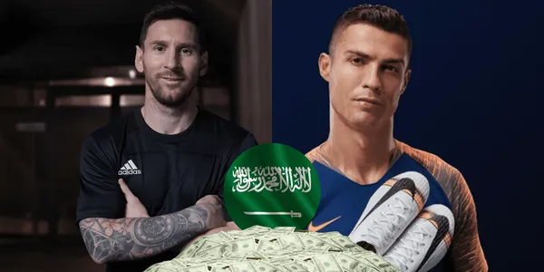 El gesto de Nike con la figura de Portugal y el club de Arabia Saudita, que presiona a su rival de Estados Unidos.