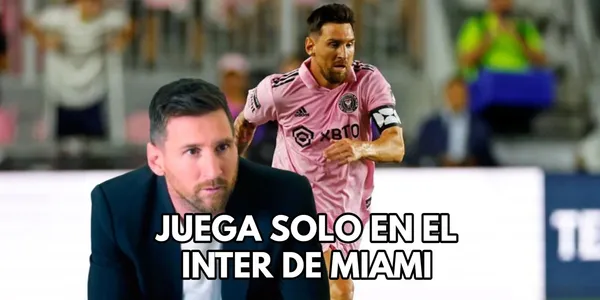 El inesperado rostro de Lionel Messi cuando vio que juega solo en el Inter de Miami y sorprende a todos.