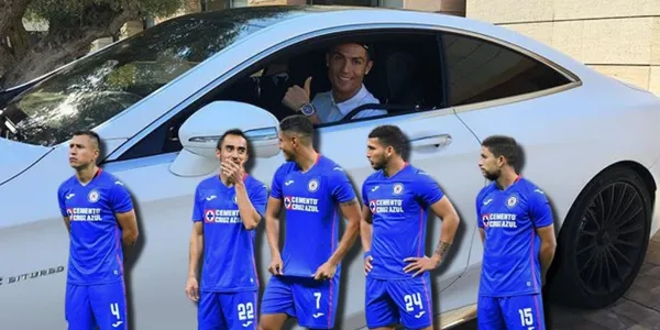 El jugador de Cruz Azul que ha sorprendido porque apareció con el mismo carro de Cristiano Ronaldo