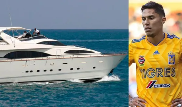 El jugador es criticado en redes sociales por romper el protocolo y por su viaje a Cancún. Esto cuesta alquilar un yate.