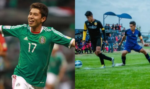 El jugador formado en las Chivas de Guadalajara tocó el cielo con las manos, pero ahora deambula en la tercera división.