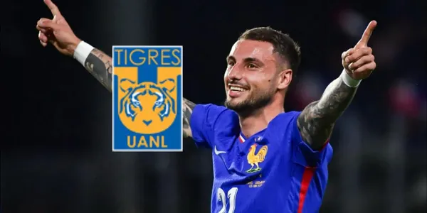 El jugador francés Jonathan Clauss festeja un gol con la selección de Francia (Fuente: SoFoot)