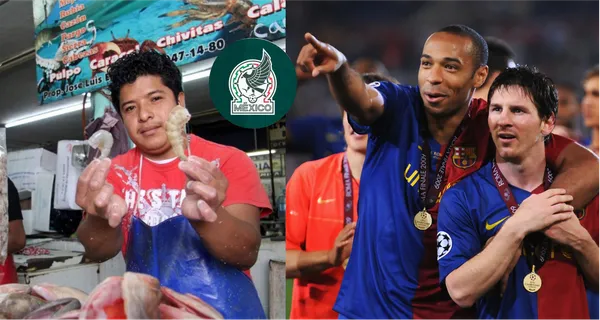 El jugador fue declarado por la FIFA mejor jugador que el delantero francés, pero la vida dio otro giro, ahora se dedica a la venta de mariscos.