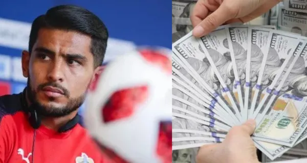 El jugador mexicano es un dolor de cabeza, siempre se hace expulsar. Este es su salario.