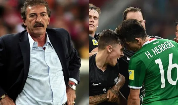 El jugador mexicano no se guardó nada y cuando tuvo oportunidad sí buscó los golpes con el ex entrenador del Tri y también un ex jugador.