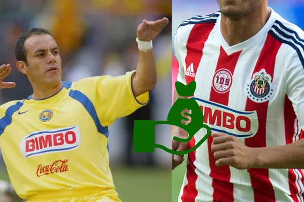 El jugador mexicano que se atrevió a imitar los festejos de Cuauhtémoc Blanco en contra del América y Chivas 'le regaló' 122 millones de pesos.