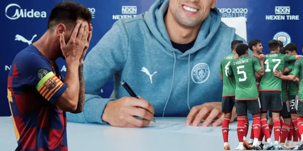 El jugador mexicano, que se probó en el Barcelona y lo rechazaron, ahora firma con el Manchester City