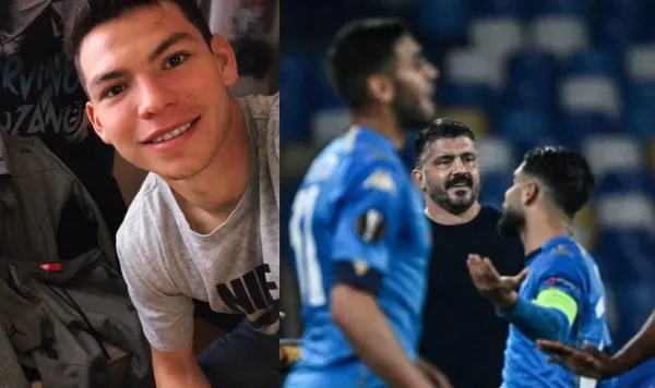 El jugador mexicano quedó fuera de los juegos de Europa League por la lesión que provocó Gennaro Gattuso. Esta fue su reacción.